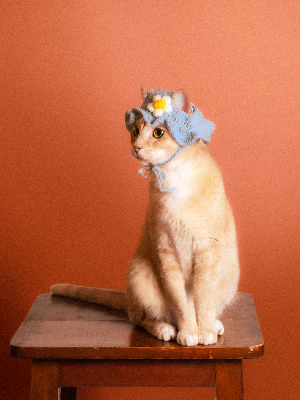 The Flower Bonnet (Blue & White)