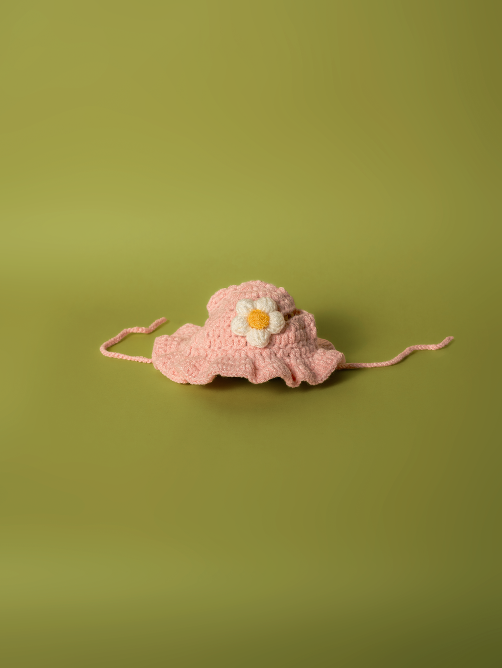 The Flower Bonnet (Pink & White)