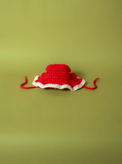 The Classic Bonnet (Red & White)