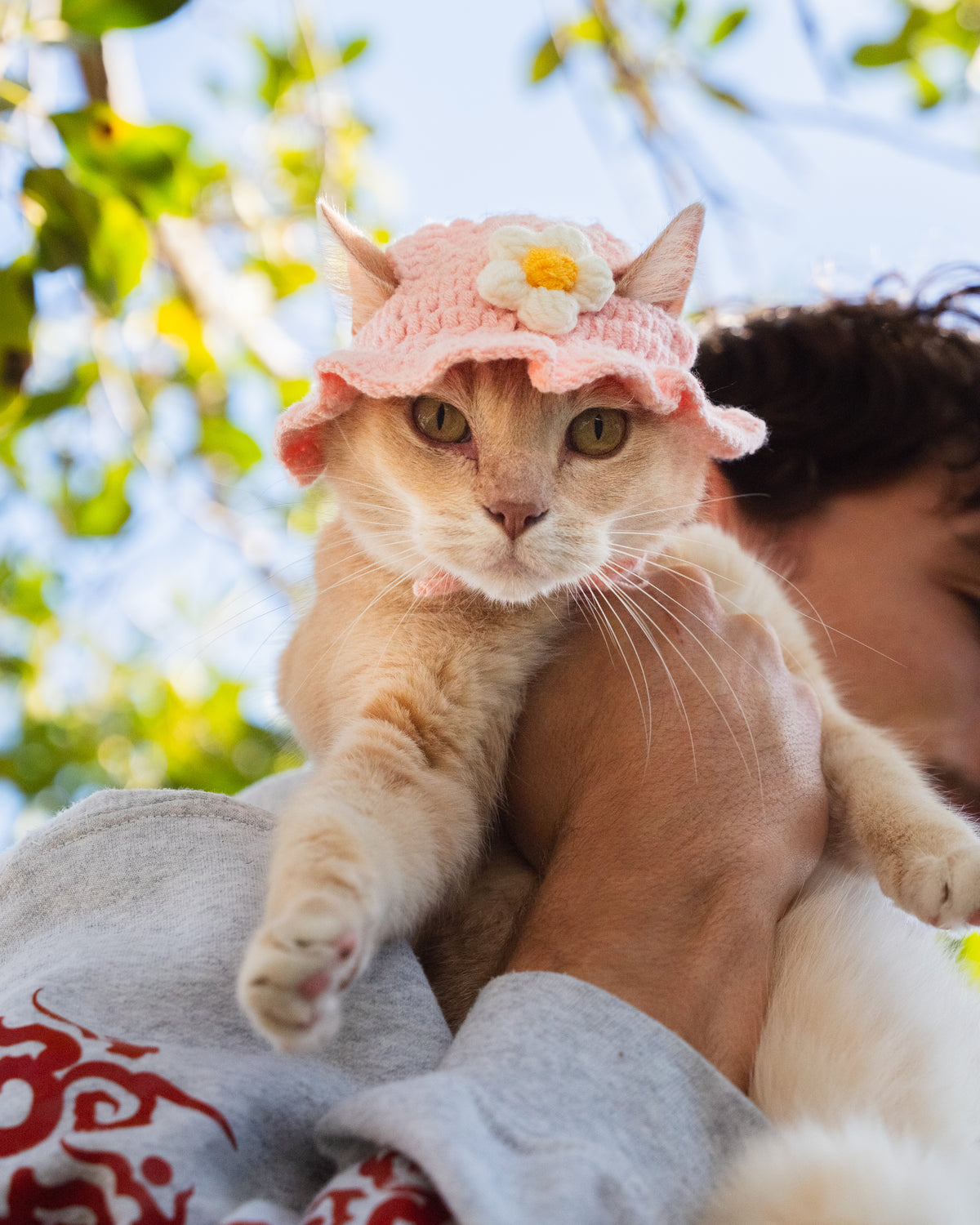 The Flower Bonnet (Pink & White)